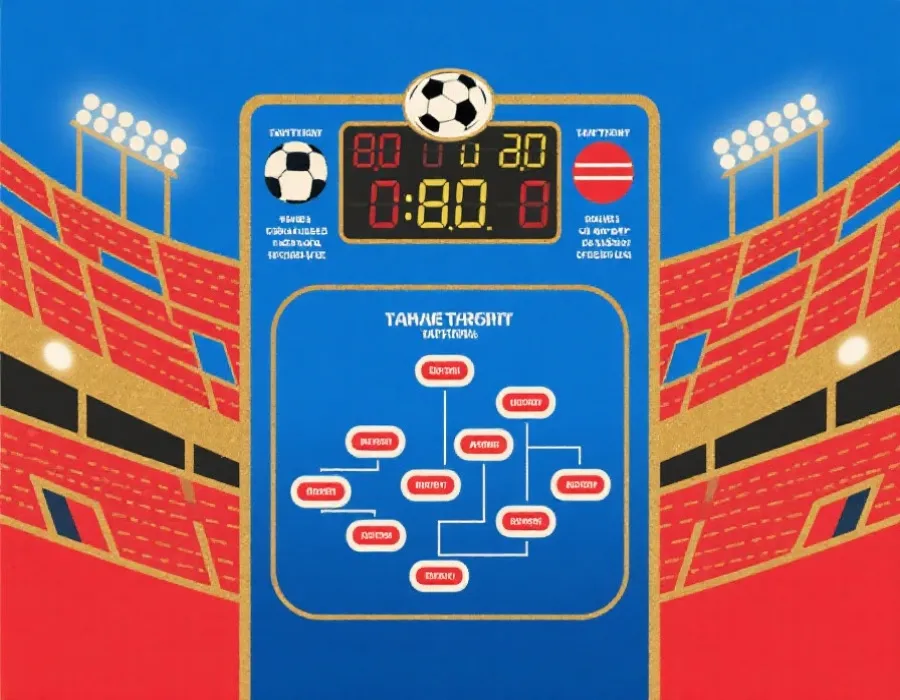 世界盃預測規則與積分說明示意圖